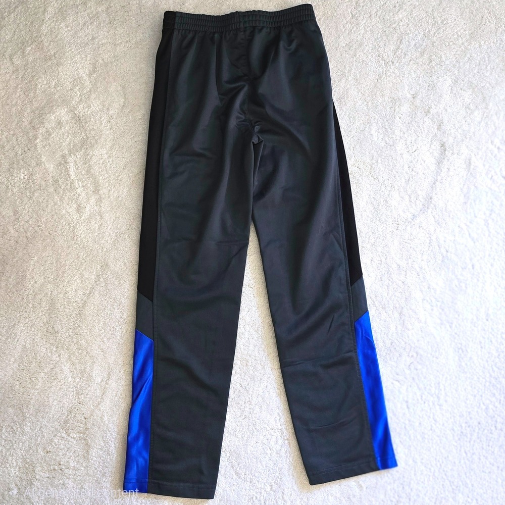 Athletic Works Kids Boys XL 14 16 Gray Blue Track Pants Athletic‎ Jogger Gym